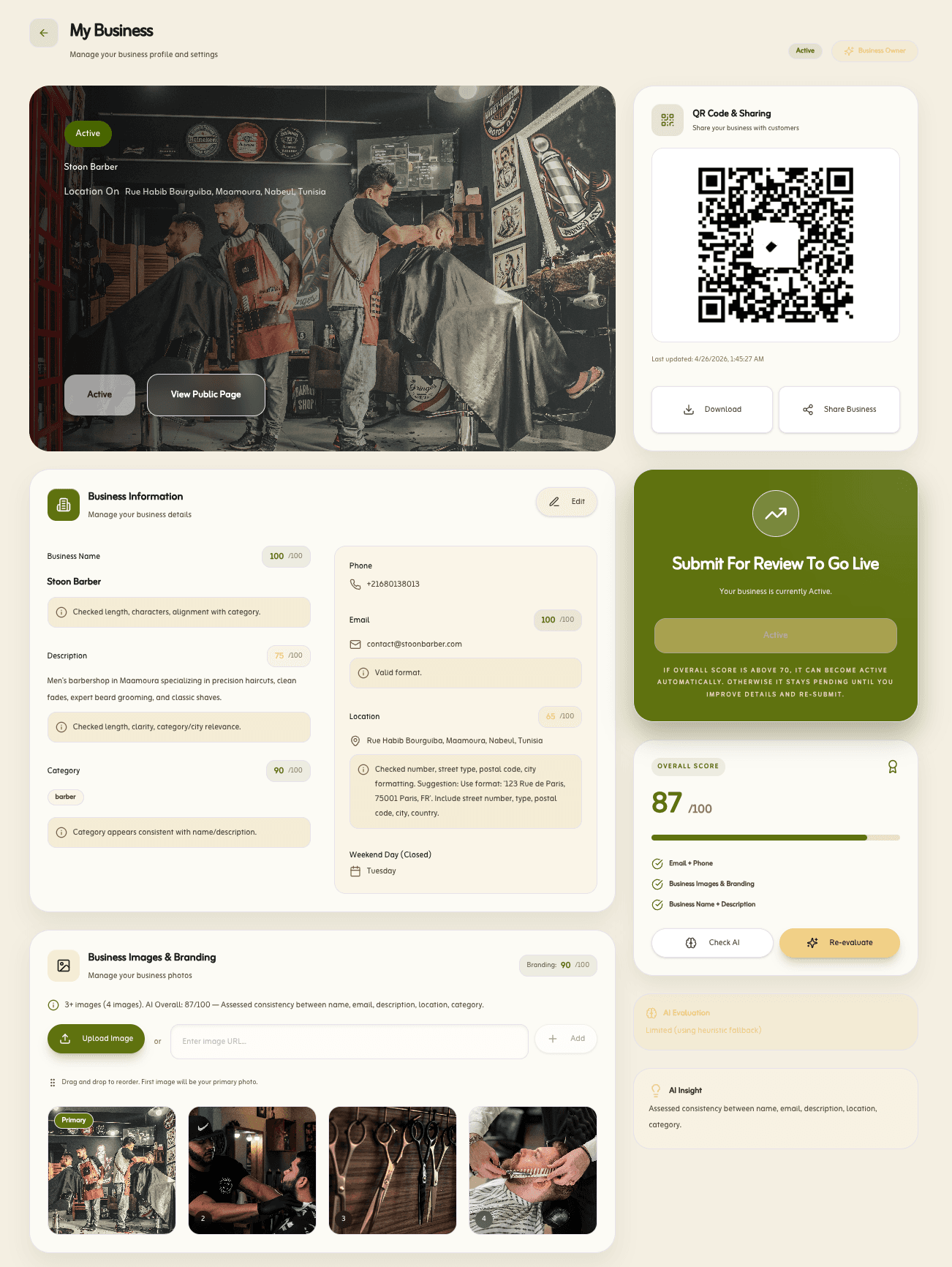 Croissance via QR code